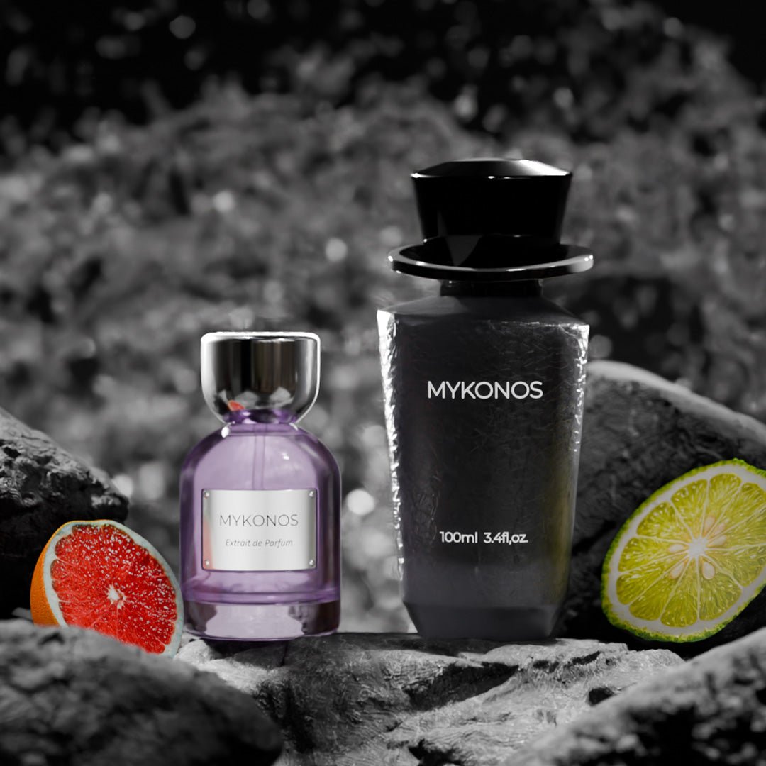 Mykonos Conquer Extrait de Parfum – styled shot 1