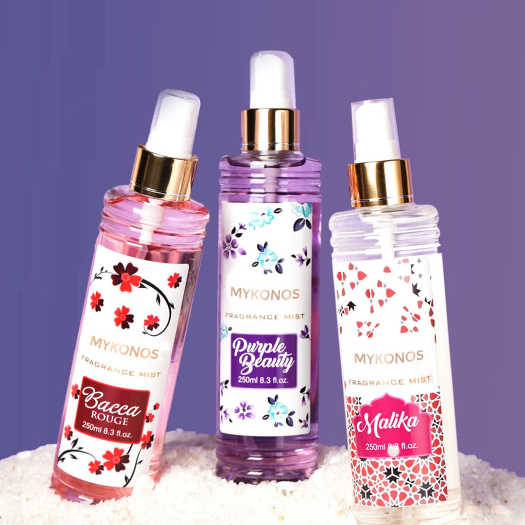 Mykonos Malika Fragrance Mist – styled shot 1